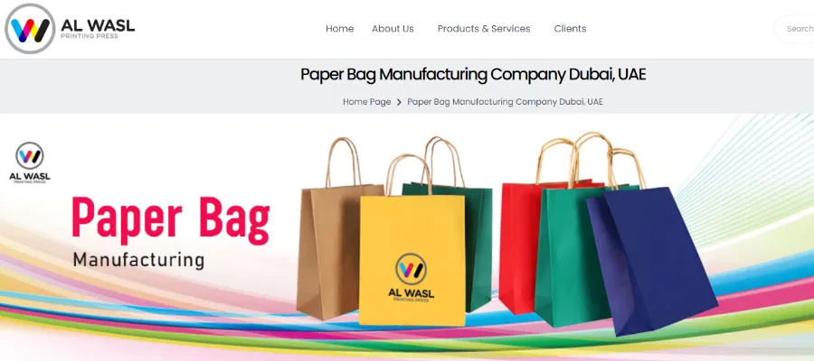 Al Wasl Paper Bag Manufacturers