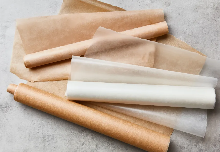 Natural vs. bleached kraft paper