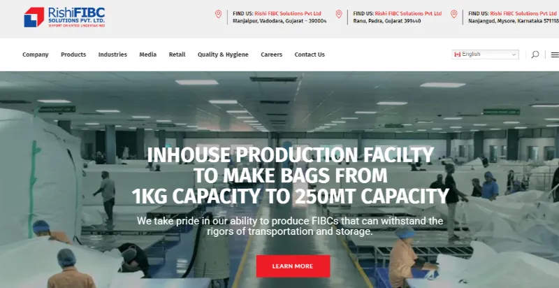 Rishi FIBC Solutions Pvt. Ltd. (Padra, Vadodara)