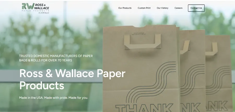 Ross & Wallace Paper Products, Inc.