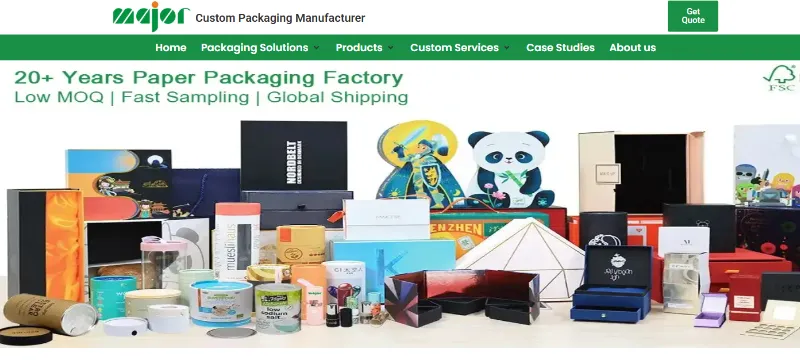 Major Custom Packaging Co. Ltd.