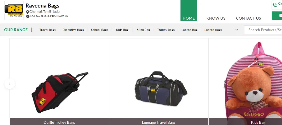 Raveena Bags