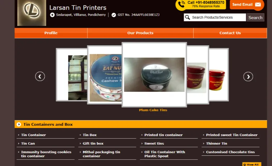 Larsan Tin Printers