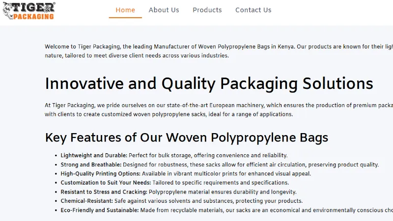 Tiger Packaging Ltd