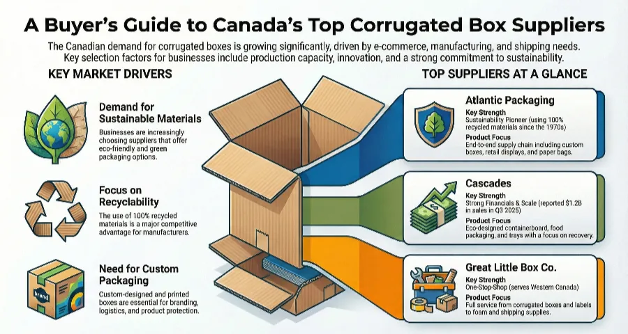 corrugated box suppliers in Canada