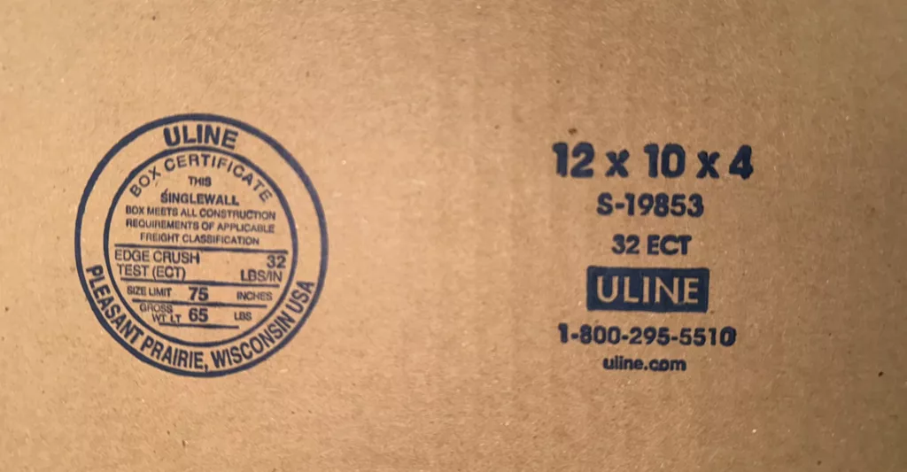 32 ect box weight limit