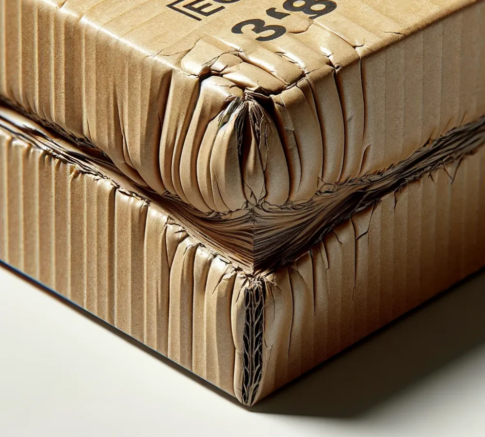 The Edge Crush Test (ECT) evaluates the raw material, not the finished box.