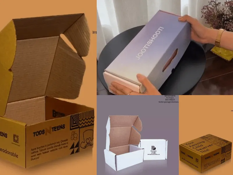 The hybrid box design being reviewed against the shoe