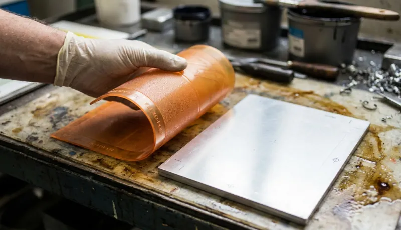 Comparison of flexible photopolymer plate vs rigid aluminum offset plate