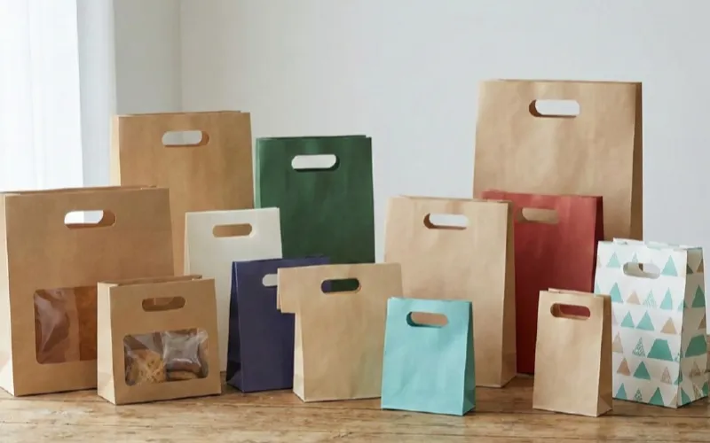 Die-Cut Handle Paper Bags