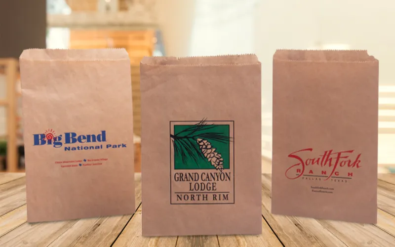 Flat Paper Merchandise Bags