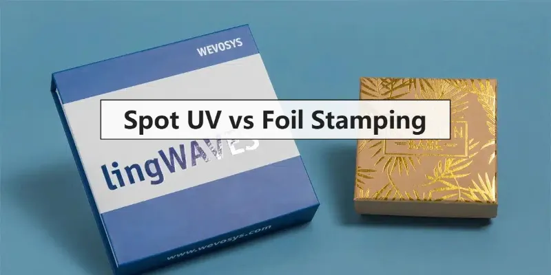 Spot UV vs Foil Stamping