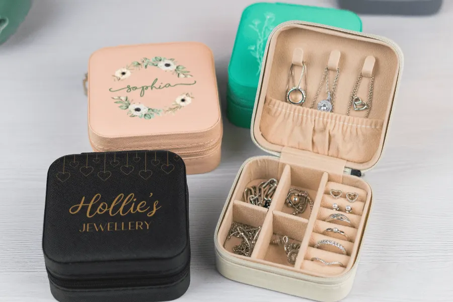 wood vs leather jewelry boxes