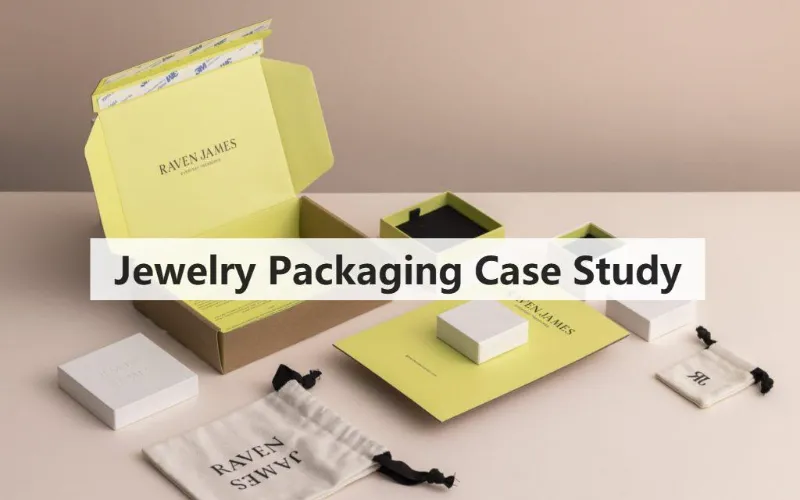 The finished magnetic rigid jewelry box, closed