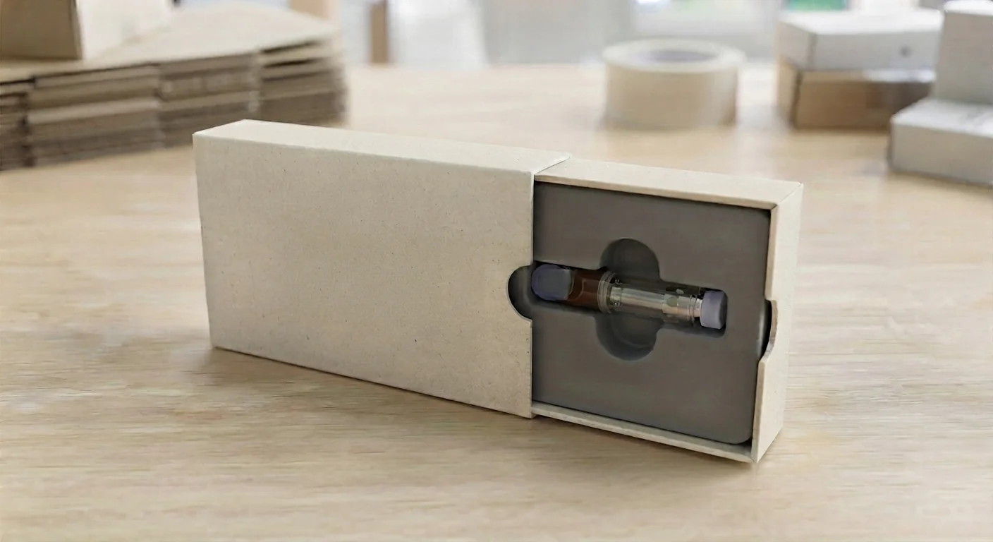A push-button drawer open on a single 510 cart