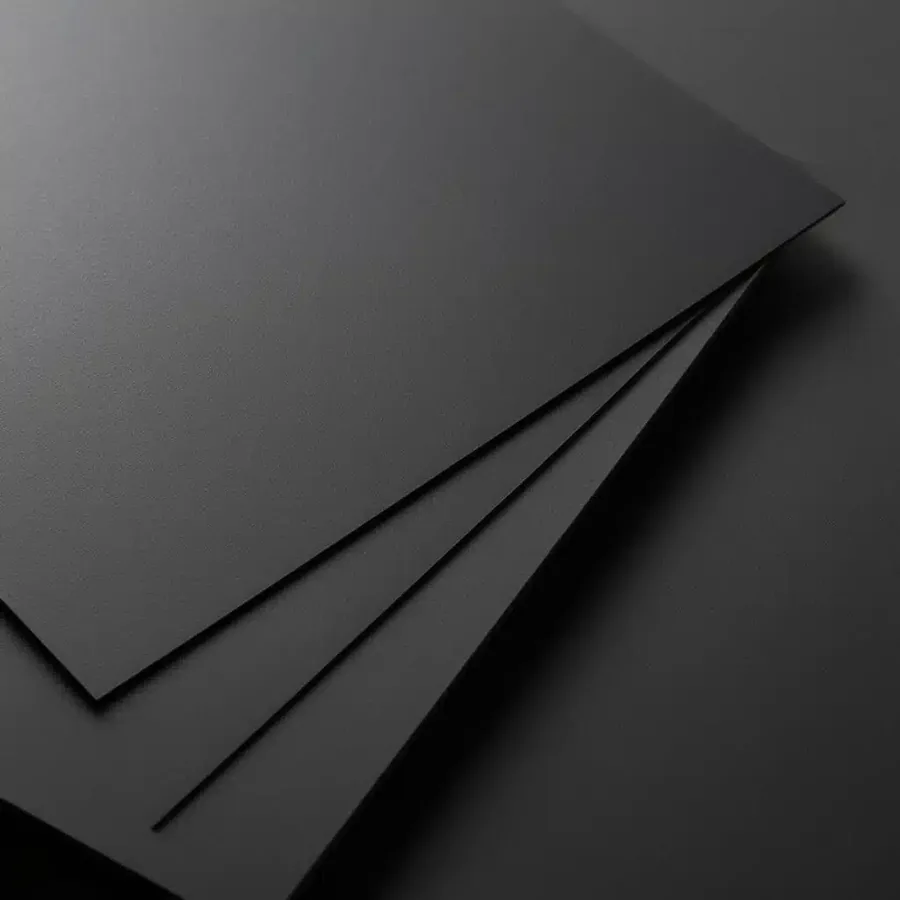 A flat matte laminate finish