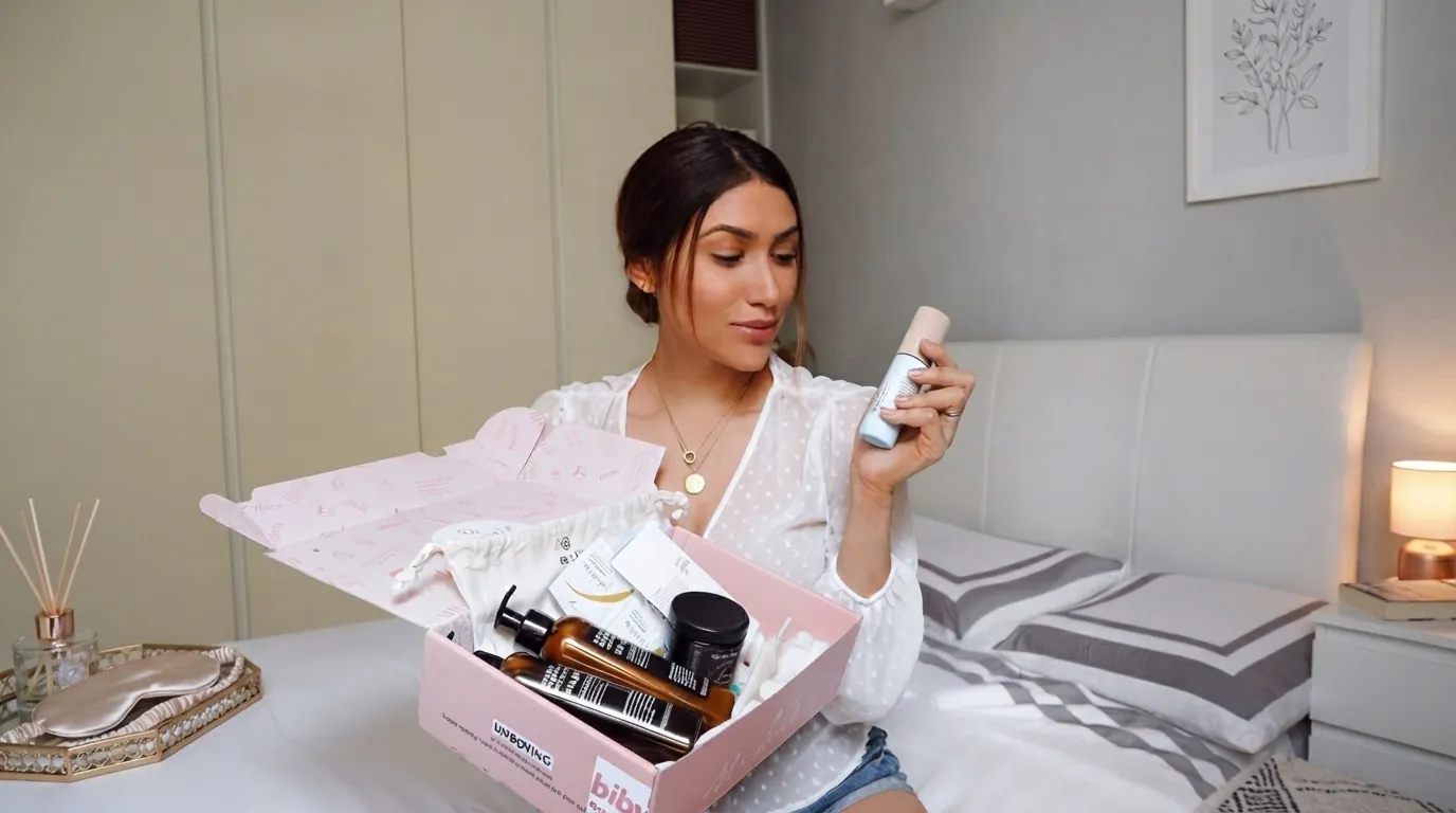 Rigid keepsake unboxing — beauty & subscription