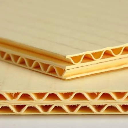 BC double-wall section: two stacked waves between liners